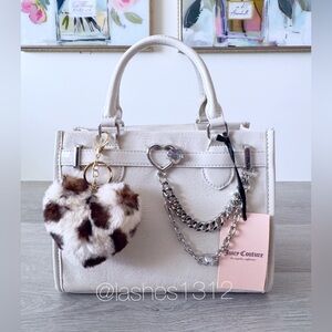 JUICY COUTURE Bag Open Heart Mini Tote - Cream